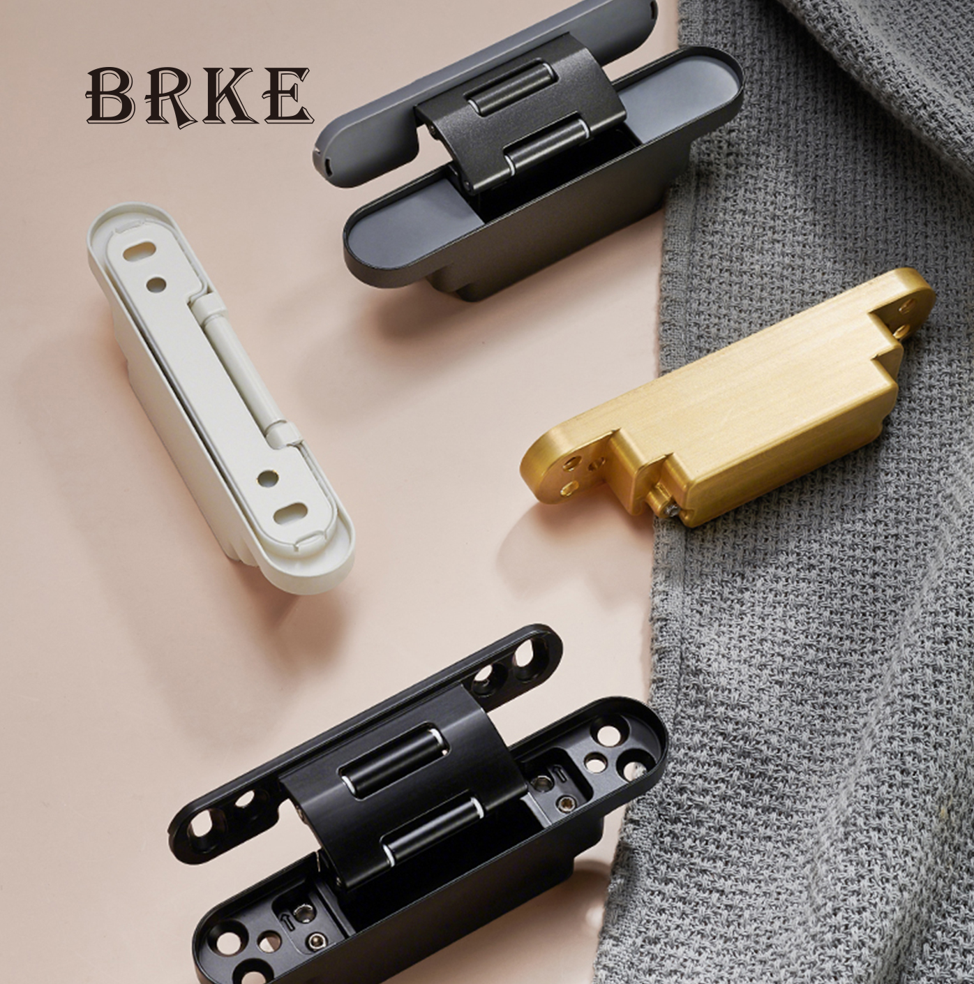 可调节隐形合页